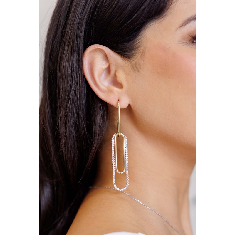 Sonia Link Earrings In Gold