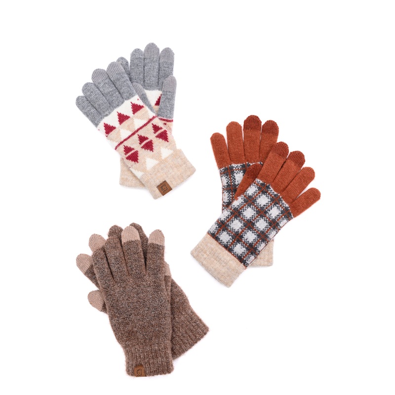 Swiping Style Glove Trio