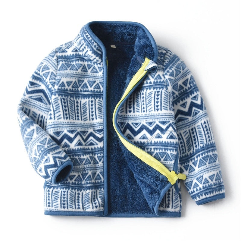 Casaco de inverno estampado – 2 a 8 anos