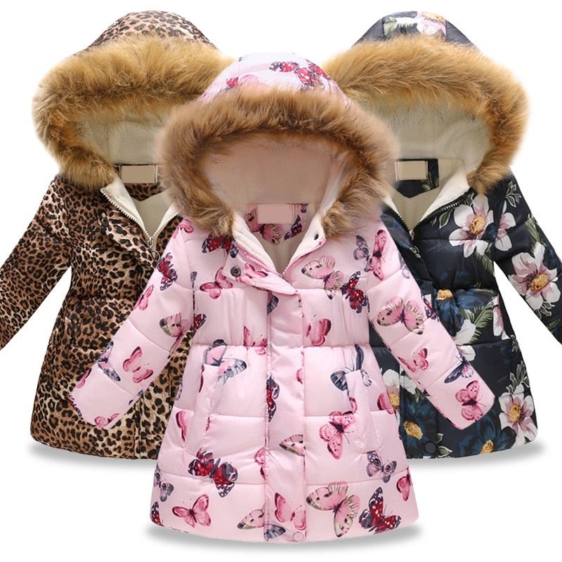 Casaco de inverno para meninas – 3 a 10 anos