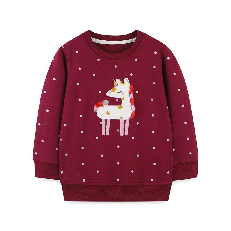 Casaco de inverno Unicrnio para meninas – 2 a 7 anos
