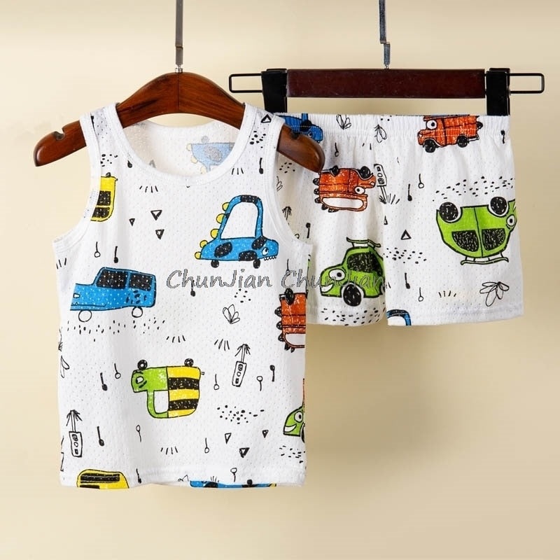 Conjunto de Pijama Para Crianas de 1 a 9 Anos