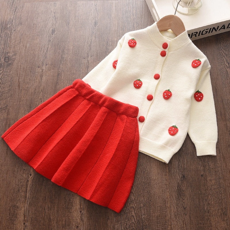 Conjunto outono/inverno para meninas – 2 a 6 anos