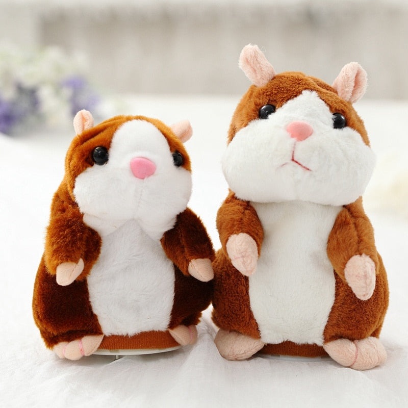 Hamster falante em pelcia  – 16 a 18 cm