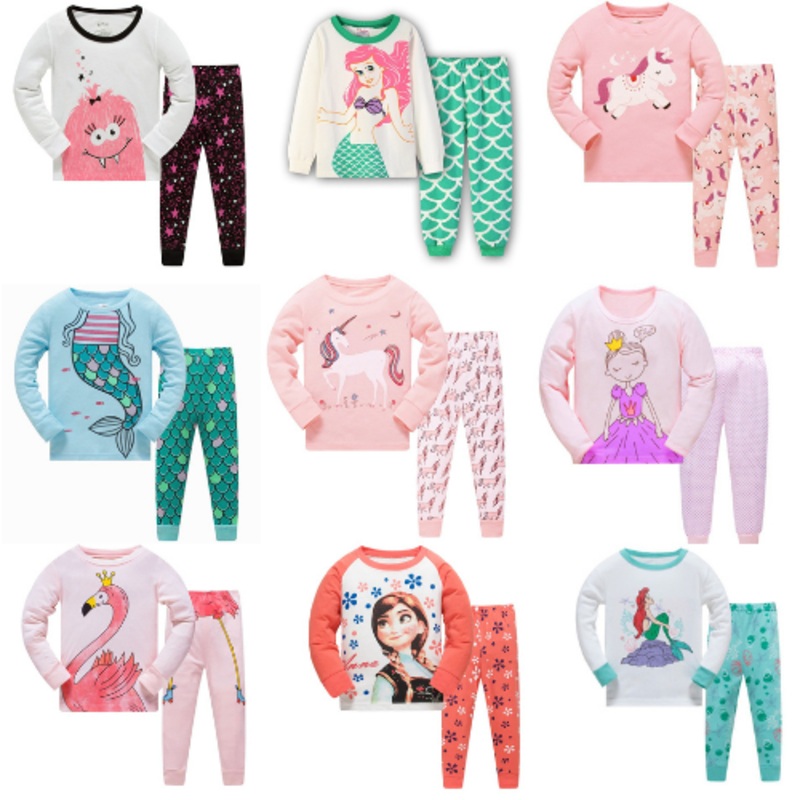 Pijama infantil de algodo para meninas – 3 a 8 anos