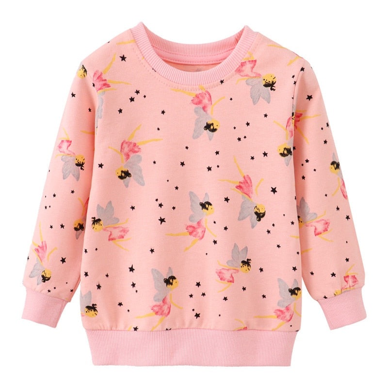 Suter rosa estampado – 2 a 7 anos