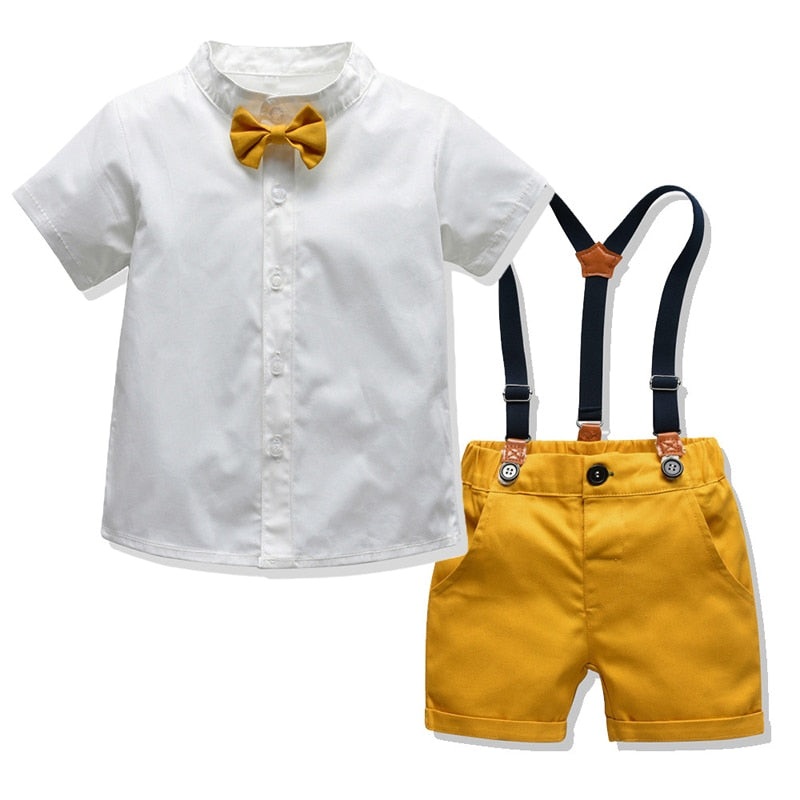 Conjunto Camisa e Bermuda – 9 Meses a 6 Anos