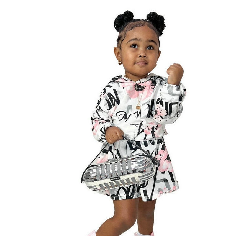 Conjunto Moletom e Saia – 18 meses a 6 anos