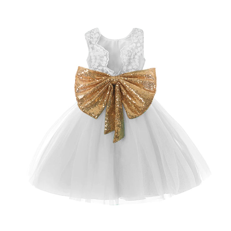 Vestido Branco – 9 meses a 5 anos