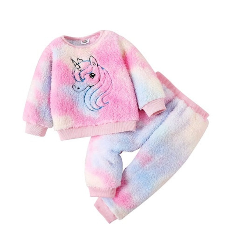 Conjunto Felpudo Unicrnio – 3 a 24 meses