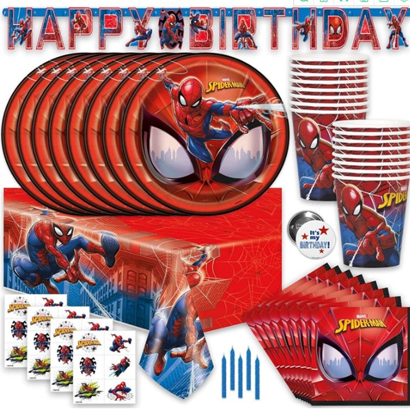 Decorao de Aniversrio Homem Aranha Vermelha