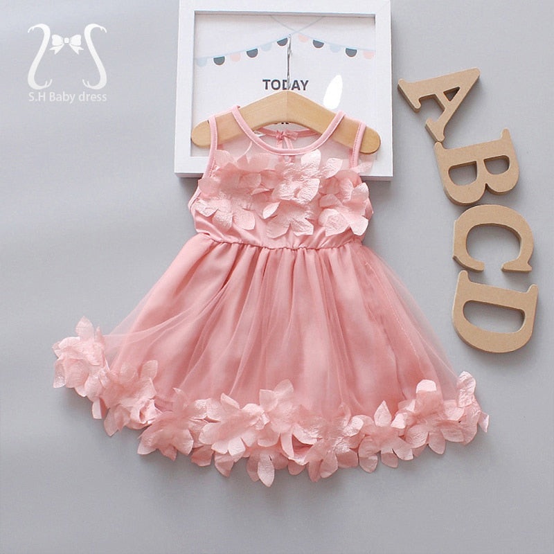 Vestido com Flores – 9 meses a 3 anos