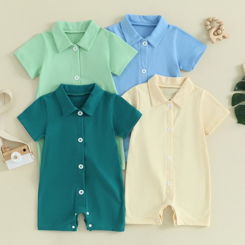 Body com Gola Polo – 6 a 24 meses