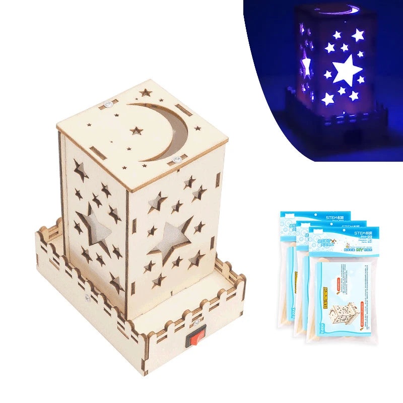 DIY Lmpada Lua e Estrelas