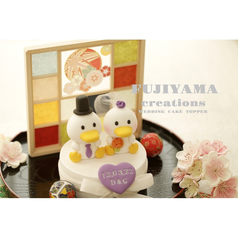 Duck wedding cake topper RM40383136
