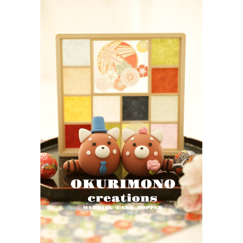 red panda wedding cake topper RM40383129