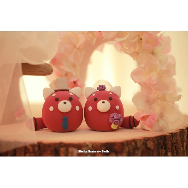 red panda wedding cake topper RM40382904