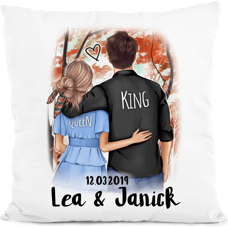 Etsy: Prchen Kissen mit Fllung personalisiert 40x40cm