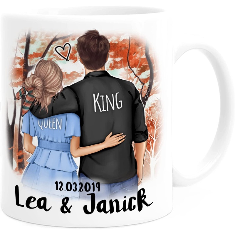 Etsy: Prchen Tasse personalisiert mt Spruch und Datum
