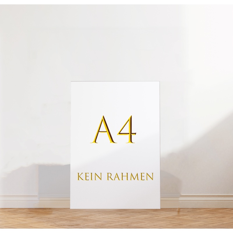 POSTER – A4 (21x30cm) KEIN RAHMEN