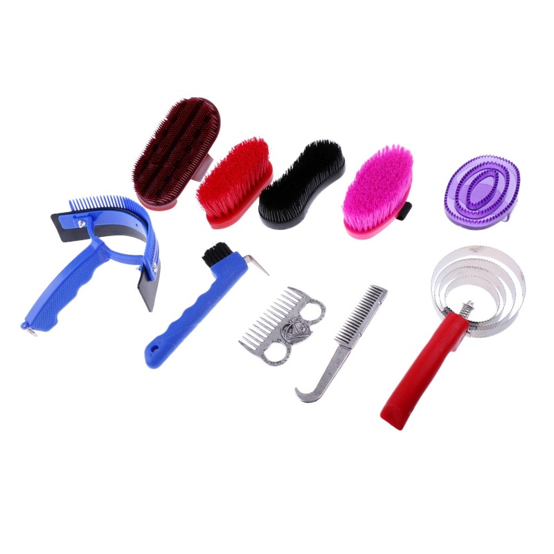 10-Piece Horse Grooming Kit