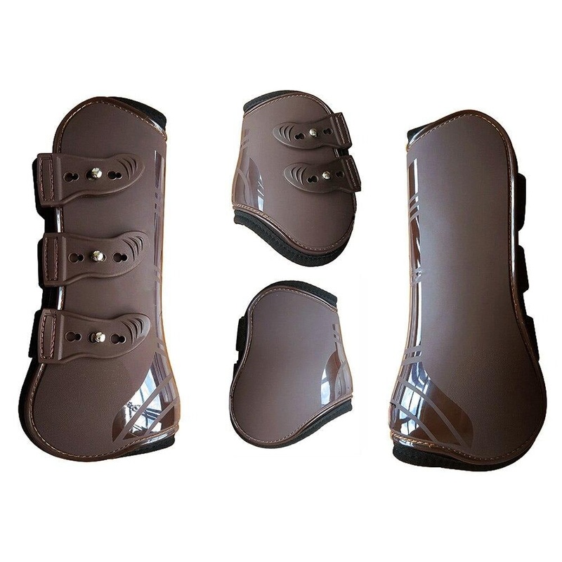 Brown Adjustable Tendon & Fetlock Boots