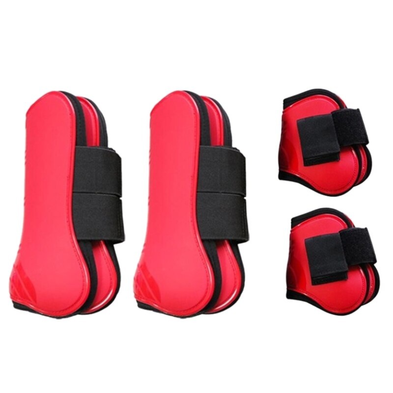 Red Hook and Loop Closure Adjustable Tendon & Fetlock Boots