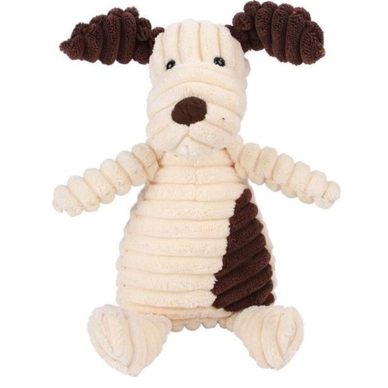 Squeaky Plush Dog