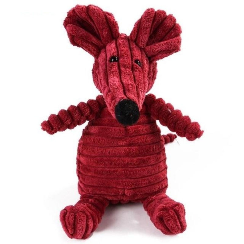 Squeaky Plush Mouse