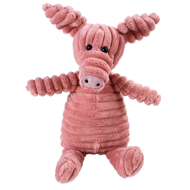 Squeaky Plush Pig