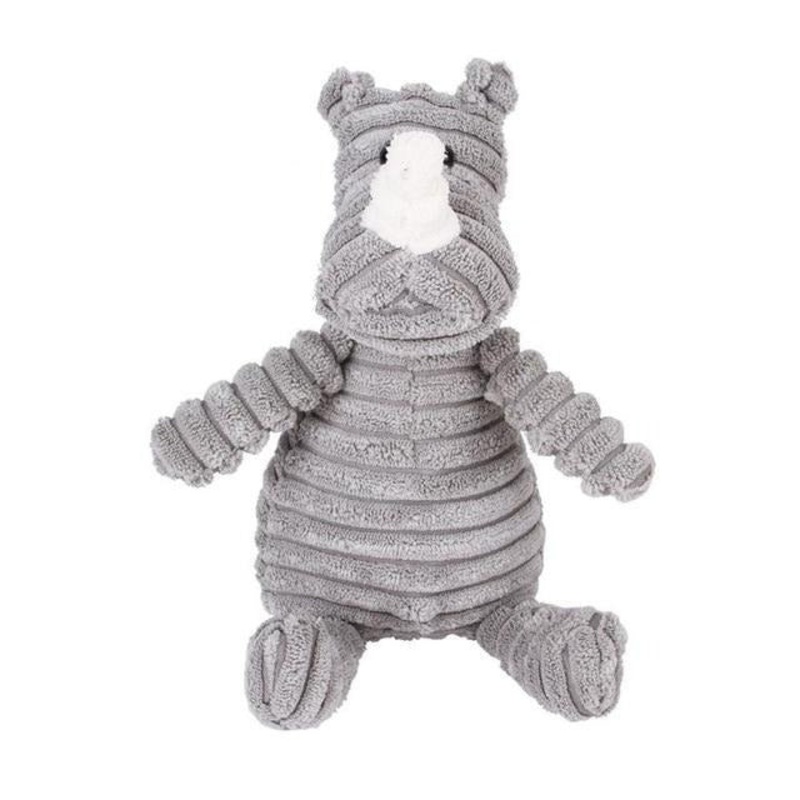 Squeaky Plush Rhino