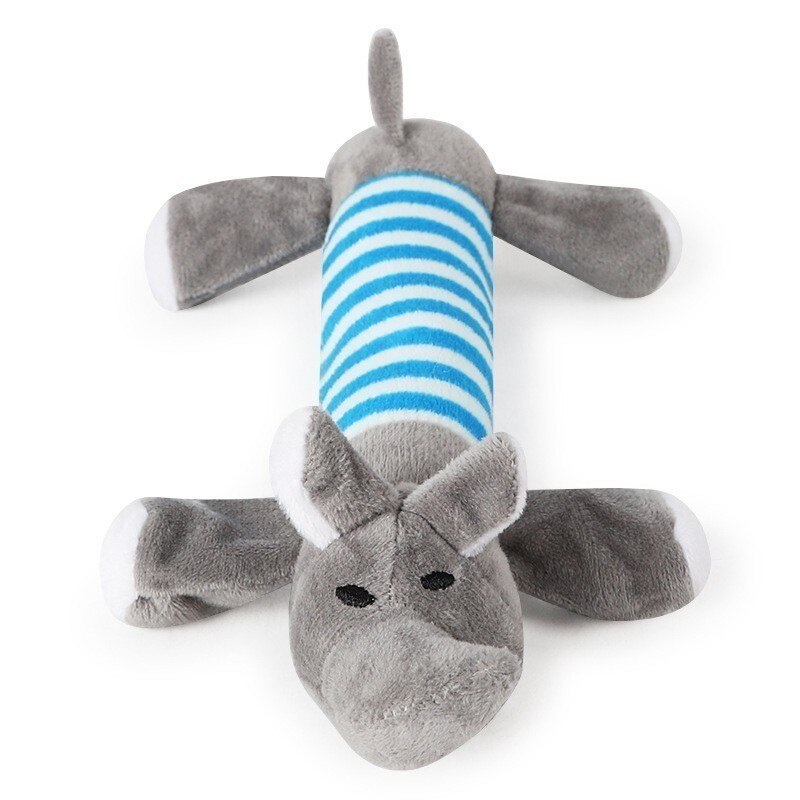 Plush & Squeaky Rhino