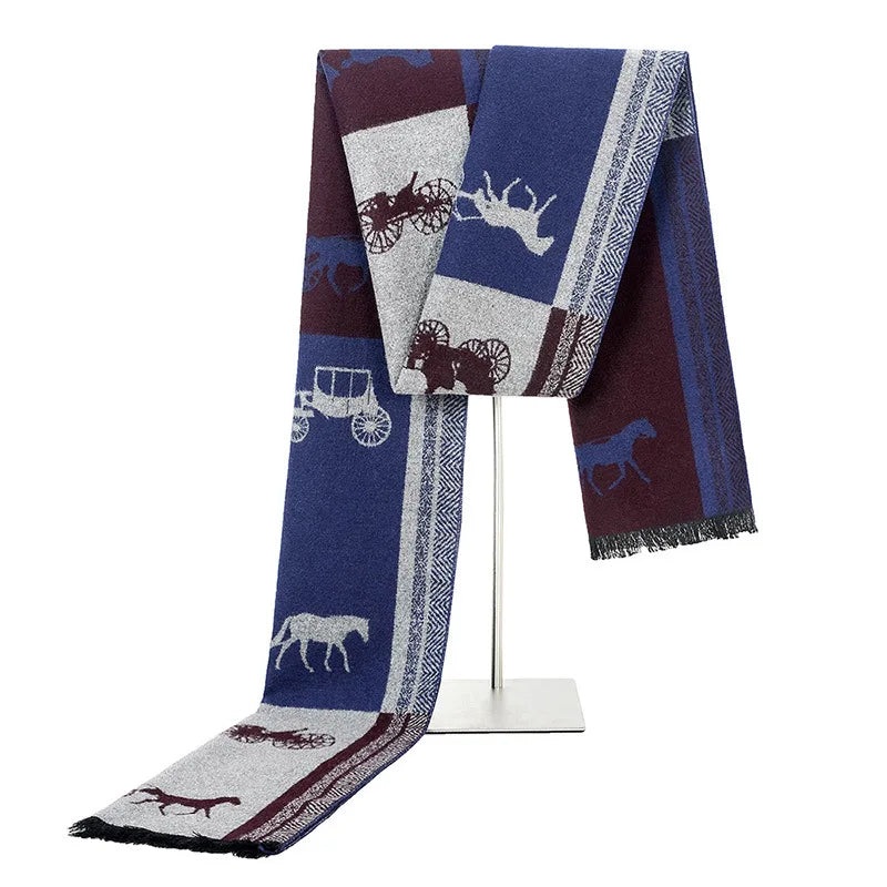 Romulus Blue Men’s Scarf
