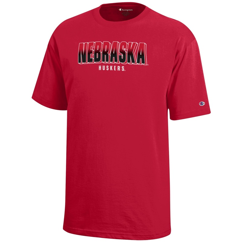 Boys’ Nebraska Huskers Youth Fade T-Shirt