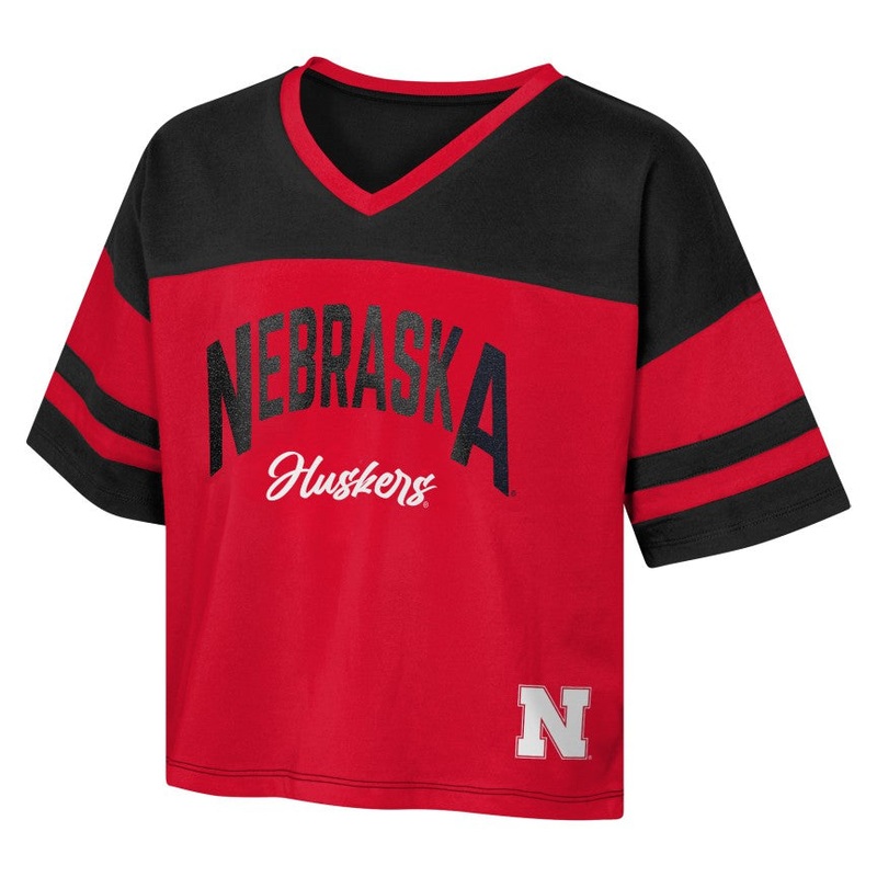 Girls’ Nebraska Huskers The Play Maker Jersey T-Shirt