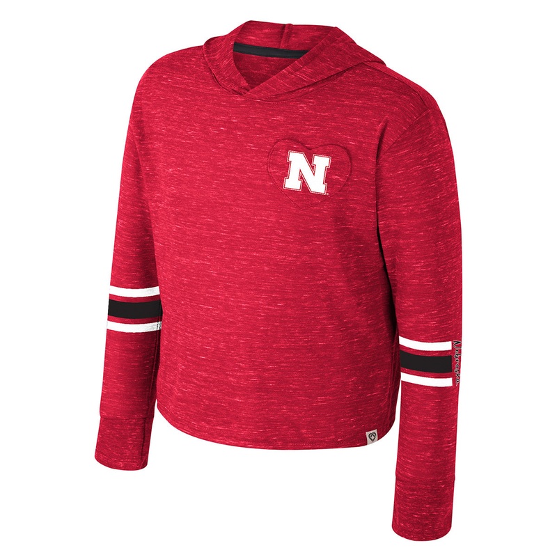 Girls’ Nebraska Huskers Youth Fleet Hoodie