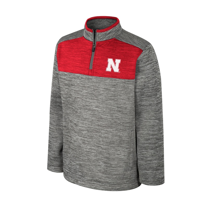 Boys’ Nebraska Huskers Youth Rylos 1/4 Zip Fleece