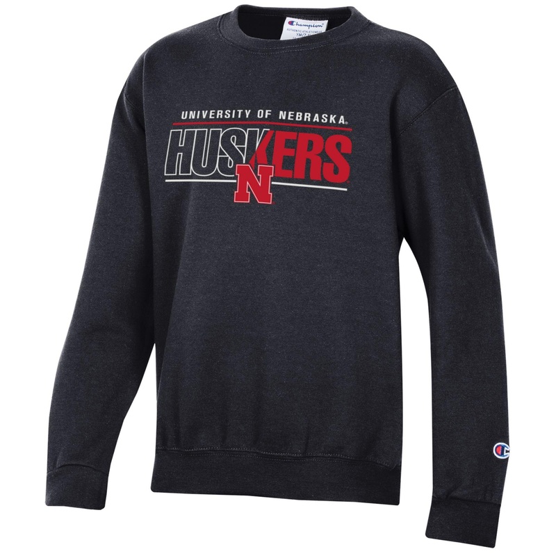 Boys’ Nebraska Huskers Youth Two-Tone Crew