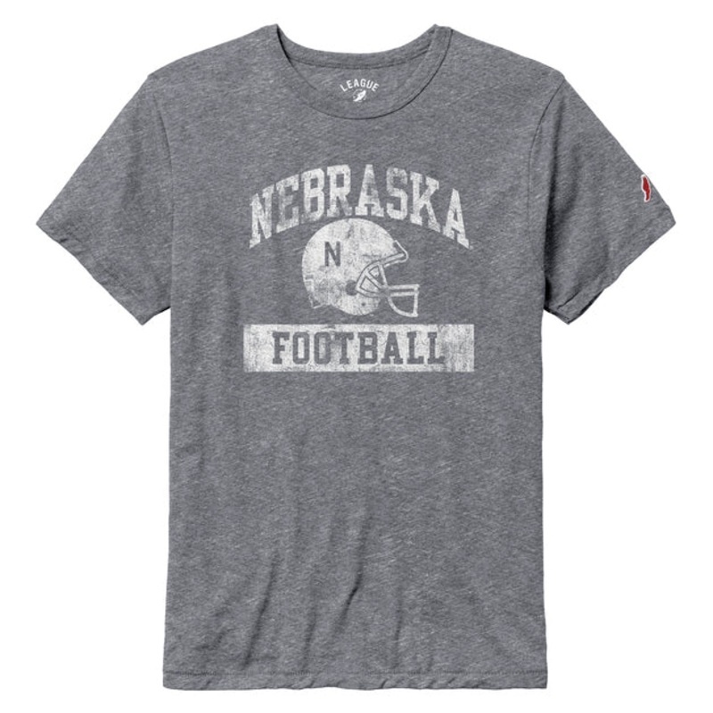 Men’s Nebraska Huskers Helmet Victory Falls T-Shirt
