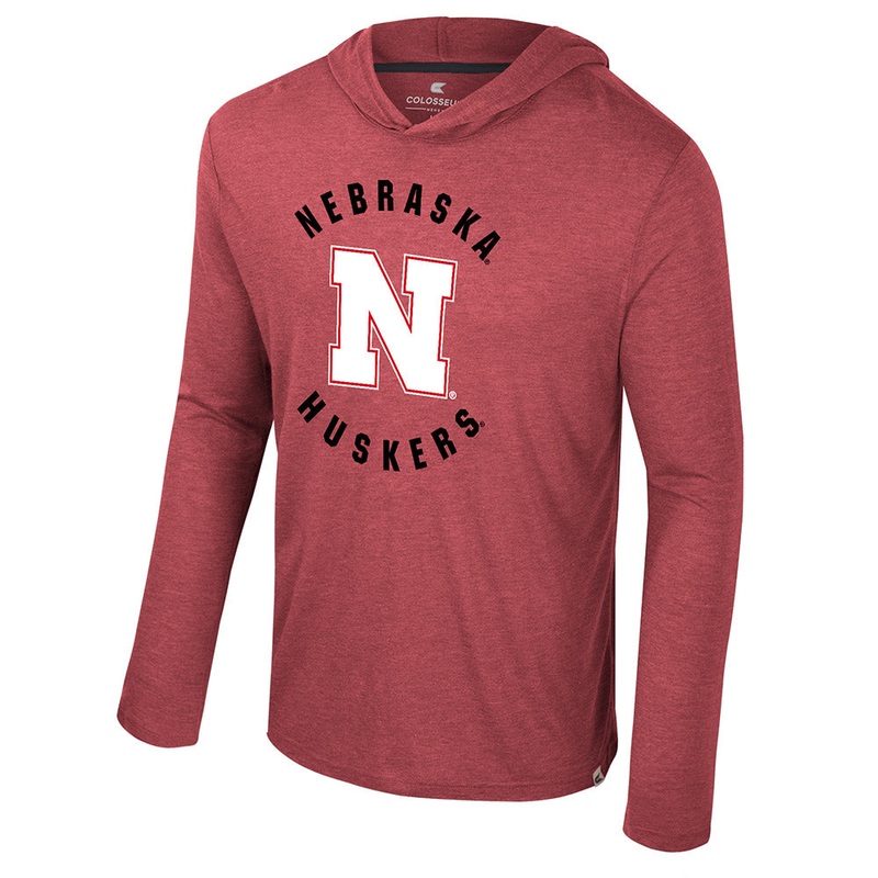 Men’s Nebraska Huskers Virtual Reality Hooded T-Shirt