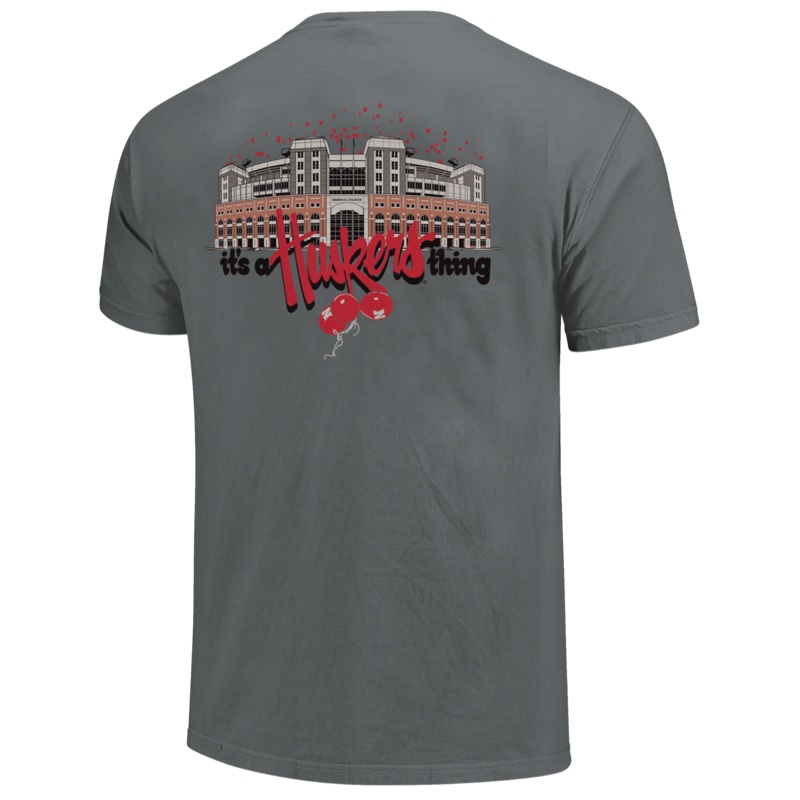 Men’s Nebraska Huskers Stadium Balloons T-Shirt