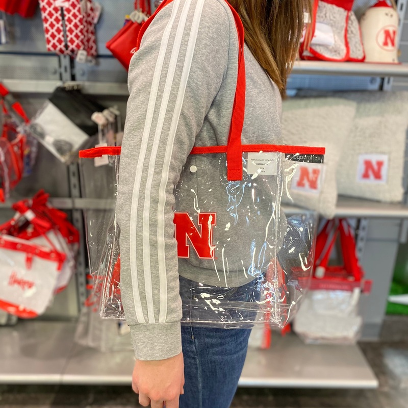 Nebraska Huskers Clear Tote