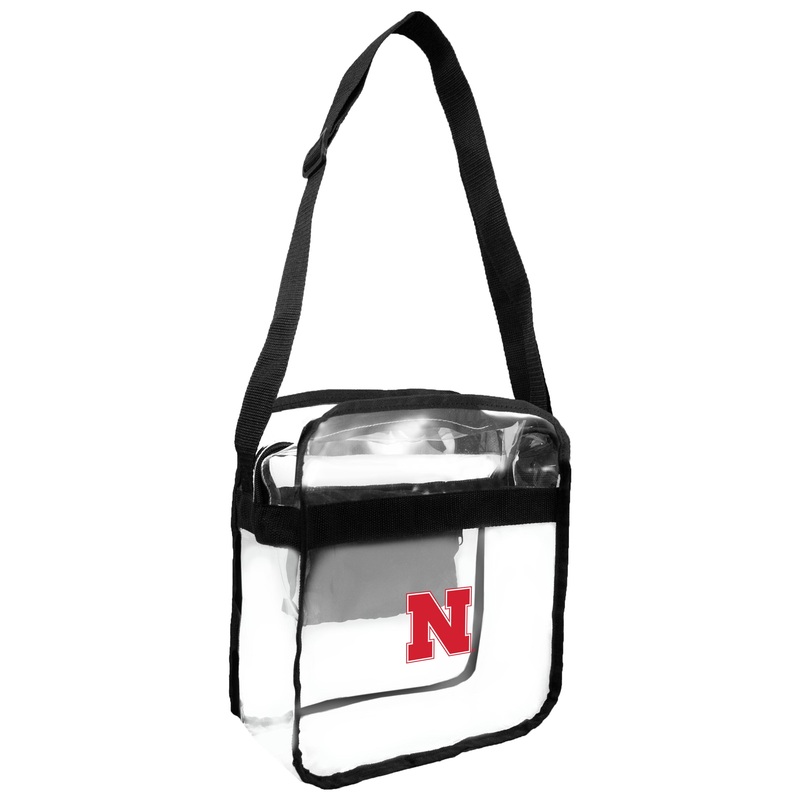 Nebraska Cornhuskers Clear Crossbody Carryall
