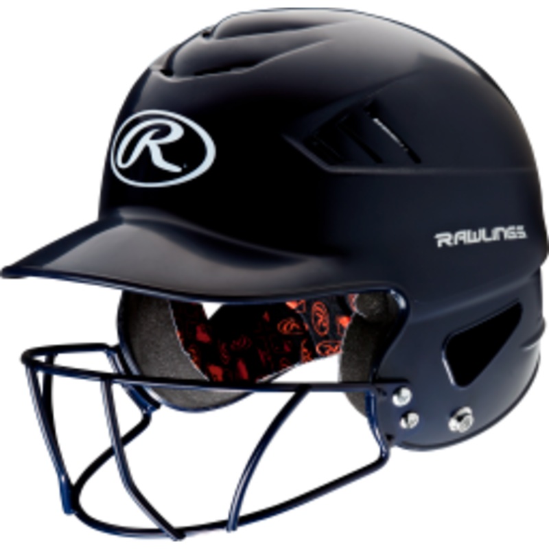 Rawlings Coolflo Batting Helmet with Facemask
