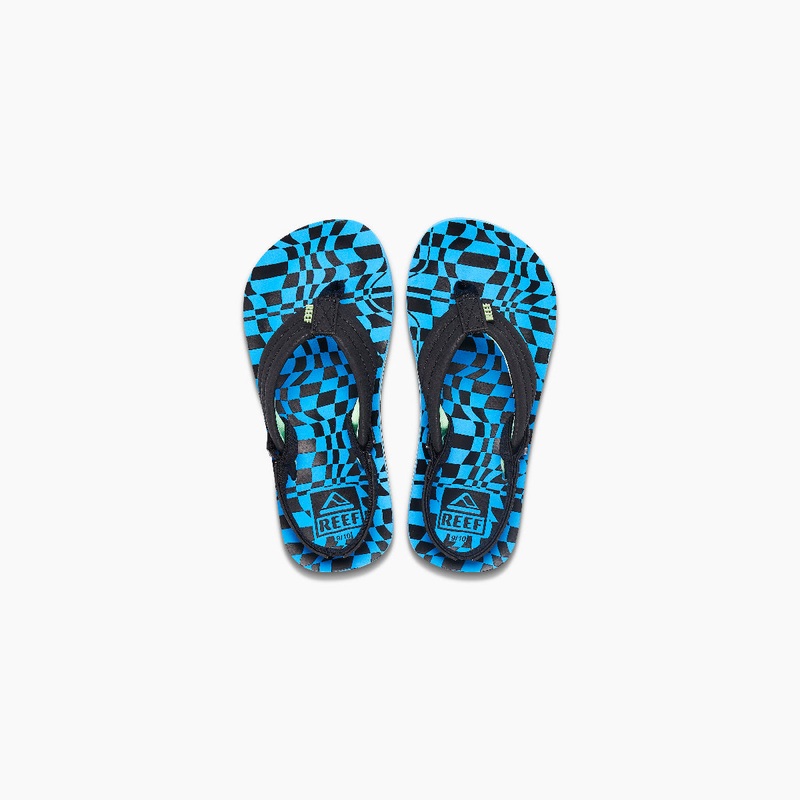 Boys’ Reef Toddler Ahi Swell Checkers Sandals