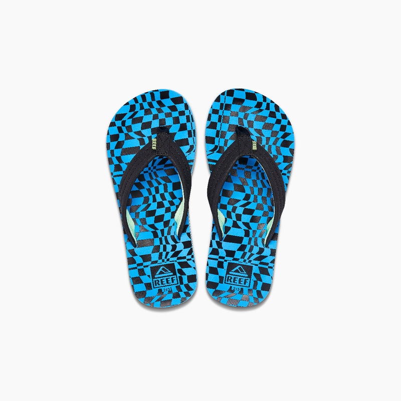 Boys’ Reef Youth Ahi Swell Checkers Sandals
