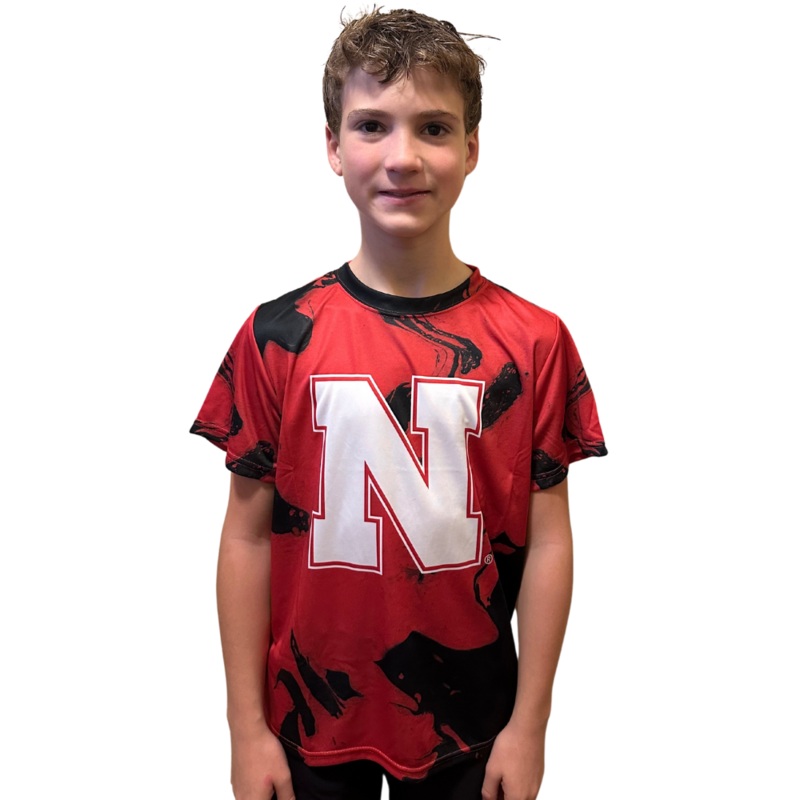 Boys’/Girls’ Nebraska Huskers Toddler Smoke T-Shirt