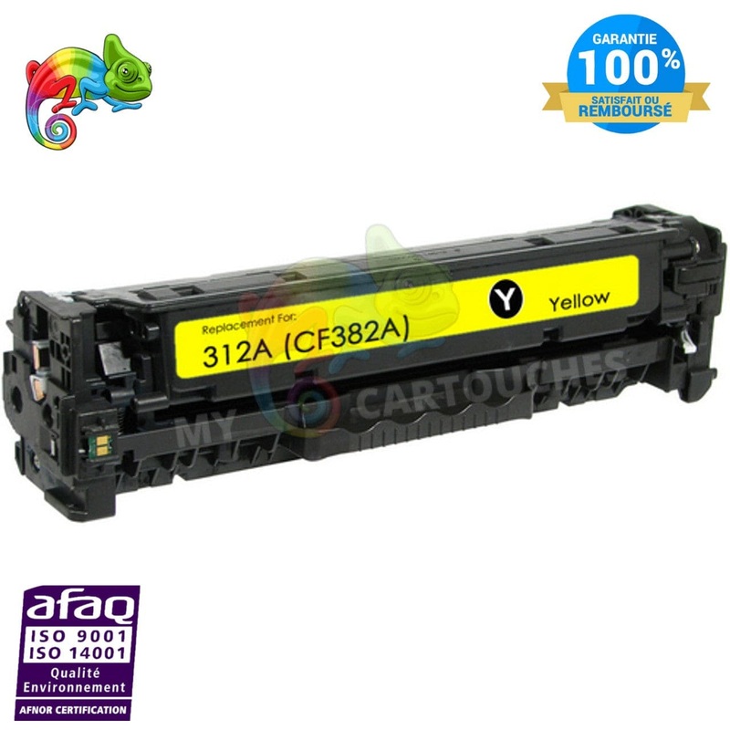 Toner  HP CF382A Yellow Compatible