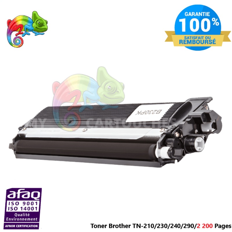 Brother TN-230BK – Toner Laser Pour Brother TN 210/ 230 black compatible