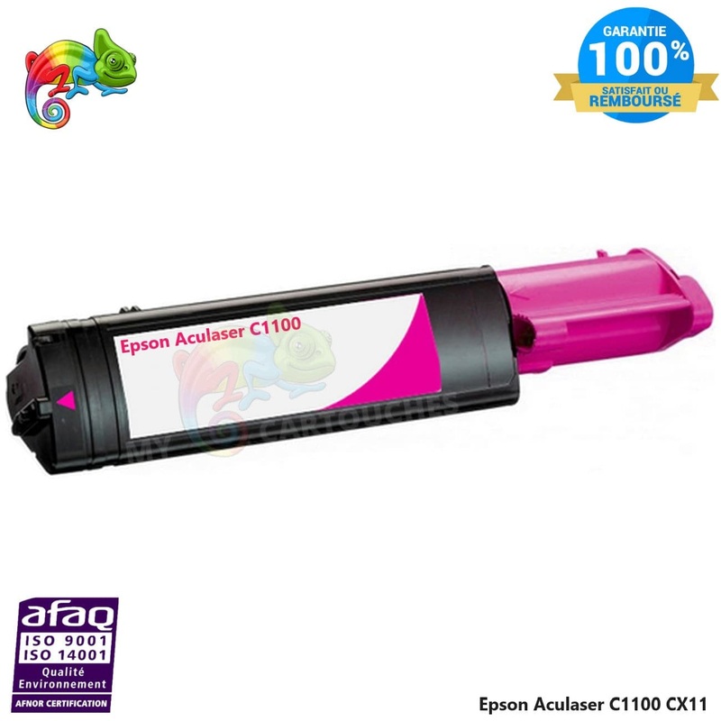 Toner Compatible  Pour Epson Aculaser C1100 Magenta   ( C13S050188 )
